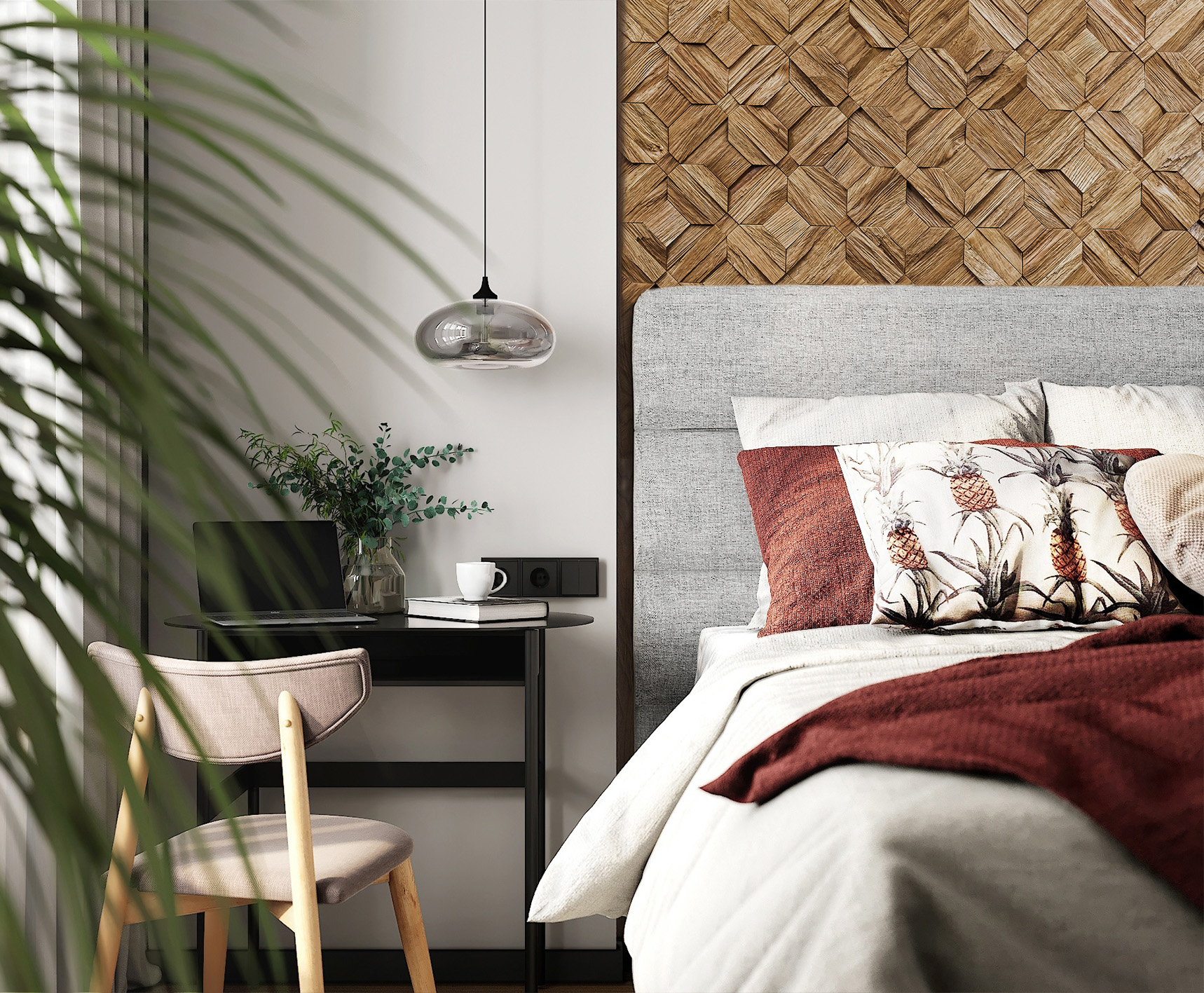 Стеновая панель Tarsi/Тарси Восток 425х425 мм Дуб/колотый/брашированный/масло